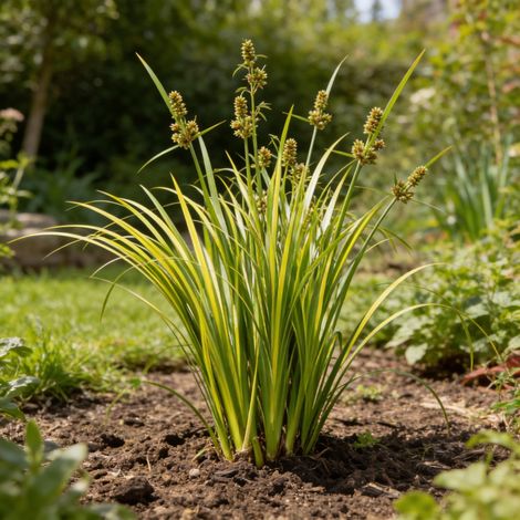 Acore graminé Ogon' 30/40cm Pot 19cm - Acorus gramineus Ogon' (1/4)