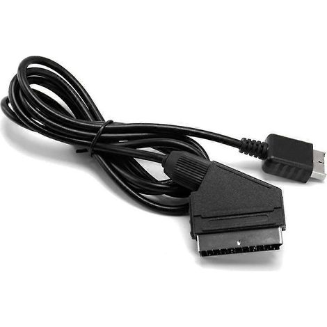 Les câbles vidéo SCART AV RGB sont compatibles avec les normes PS1, PS2, PS3, PAL et NTSC, permettant ainsi un affichage TV clair. (1/5)