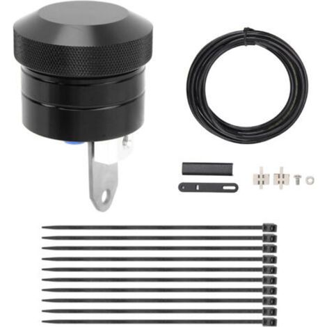 Motorcycle chain lubricator, robust and durable replacement chain lubrication system for Suzuki, black (1/4)
