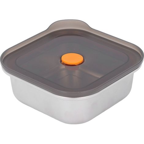 Boîte de conservation alimentaire en acier inoxydable 316 sous vide, type bento, pour réfrigérateur, 500 ml (1/5)