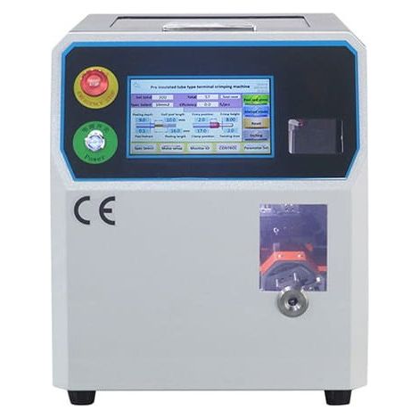 Machine automatique à dénuder et à sertir les câbles pour embouts isolés (0,3 - 16 mmq)