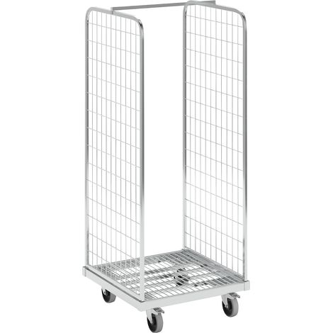 FRANKEL kaiserkraft, Roll-conteneur en acier, L x l 600 x 600 (1/5)