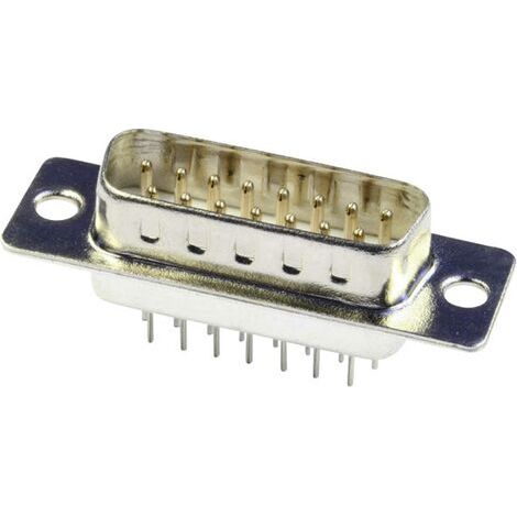 econ connect ST15PV Embase SUB-D mâle 180 ° Nombre de pôles: 15 pin à souder 1 pc(s) Y726041 (1/3)