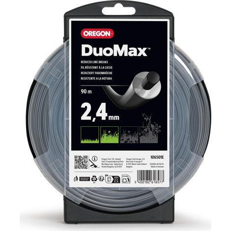 Fil de débroussailleuse 2.4 mm Matériau double x 90m (1/5)