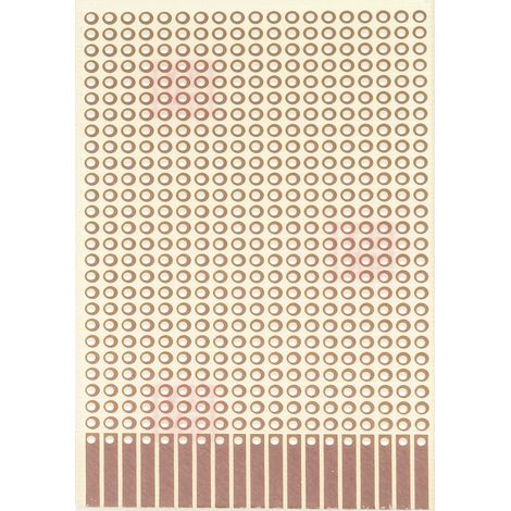 Rademacher WR-Typ 907-1 Experimentierplatine Epoxyd (L x B) 80 mm x 50 mm 35 µm Rastermaß 2.54 mm I