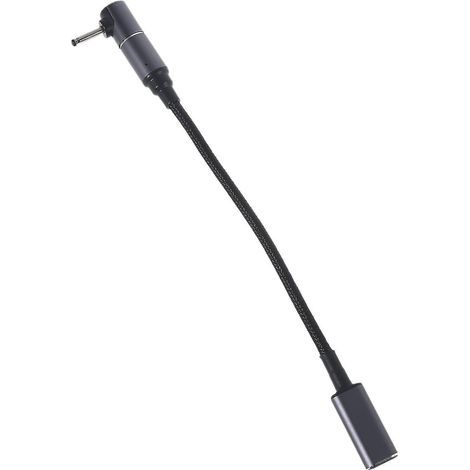 100-W-Magnet-USB-C-Buchse auf 3,0 x 1,0-mm-Klinkenstecker-Netzteilkabel für Laptops (1/4)