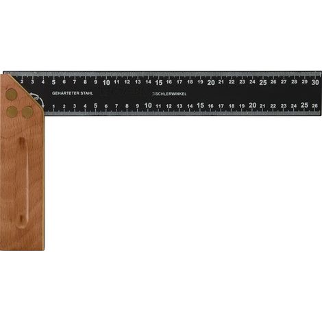TECWERK Schreinerwinkel Schenkel-L.300mm m.Gehrung Kurzer Schenkel 170mm TECWERK