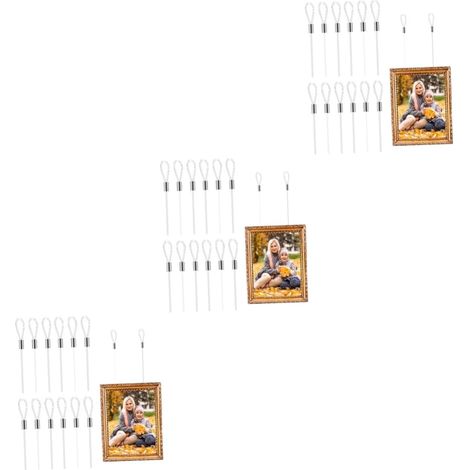 Lot de 36 cordons suspension invisibles pour tableaux et autres (1/5)