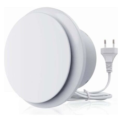 Extracteur d'air 130m³/h 12W –Ventilateur d'extraction silencieux –Économe en énergie pour salle de bain, cuisine, serres, tentes –4 pouces (1/4)