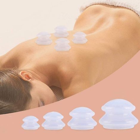 Ventouses en silicone réutilisables anti-graisse – Lot de 4 ventouses adhésives ultra-douces pour cuisine et salle de bain (1/3)