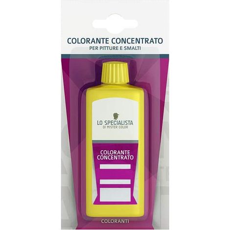 LO SPECIALISTA - COLORANTE CONCENTRATO PER PITTURE E SMALTI AD ACQUA GIALLO 45 ML. (1/2)