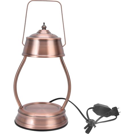 Lampe chauffe-bougie à intensité variable, design européen, base ronde en fer, pour faire fondre les bougies, prise américaine 110-240 V (1/5)