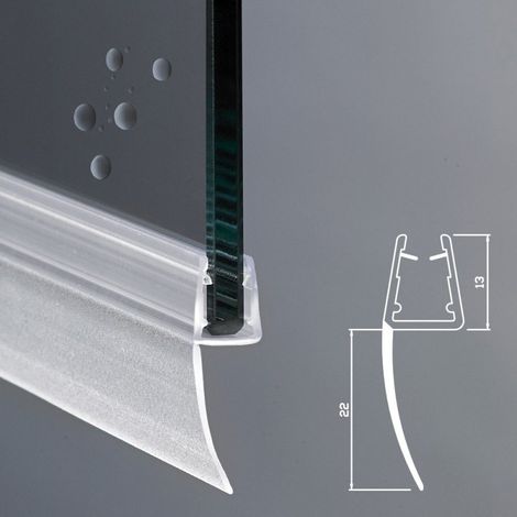 Guarnizione Box Doccia Ricambio Verticale  Vetro 6mm 8mm EC-22-504 (1/3)