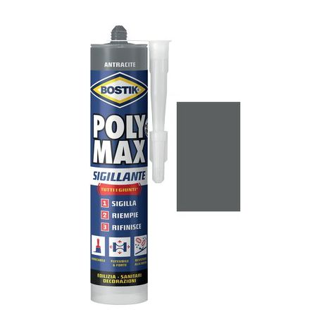 BOSTIK POLYMAX SIGILLANTE  ANTRACITE ML 280
