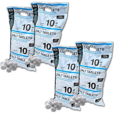 X4 Monarch Ultimate Water Softener Salt Pillow Tablets 10kg Bag Food Grade Salt