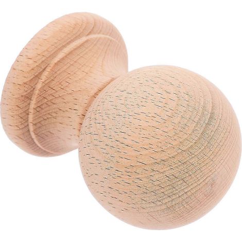 Embouts de pieds de lit en bois brut pour décoration intérieure (lot de 4) (1/5)
