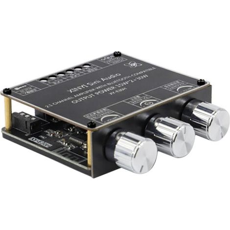 Module amplificateur audio Bluetooth 5.1 XY-E30H 2.1 canaux, 15 W x 2 + 30 W pour subwoofer. (1/4)