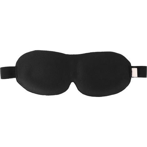 Ergonomische Schlafmaske aus Memory-Schaum, Schwarz, für Reisen und Nickerchen (1/5)