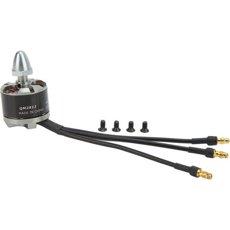 Moteur sans balais QM2812 980KV pour drone F330 F450 F550 X525, rotation anti-horaire, multicoptère, compatible RC, performance élevée, pack unique. (1/5)