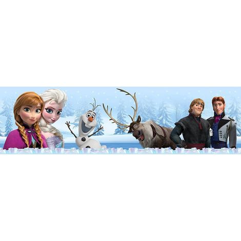 Frise La Reine Des Neiges Disney Elsa, Anna, Olaf, Sven et Kristoff (1/3)