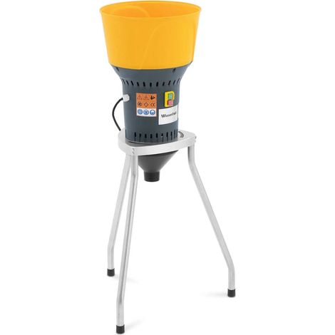 Mulino elettrico per cereali 400 kg/h 1300 watt con supporto in acciaio inox lega di alluminio PP ferro verniciato a polvere nero 140009418