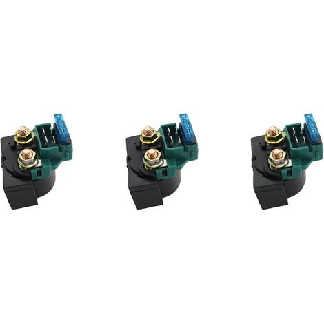 Trois relais de démarreur pour motos, compatibles avec les modèles CF188, 500, CF250, CH250, CF500, X5, X6, ATV, UTV, SSV, karts et autres motos et accessoires. (1/5)