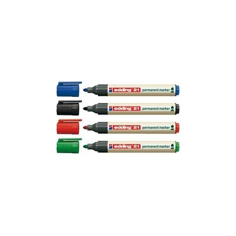 Edding EcoLine 21 marcador 10 pieza(s) Negro