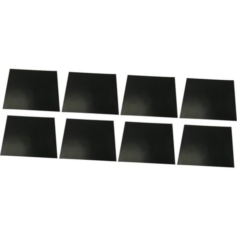 2 Ensembles Tapis De Barbecue Plat Four Plats À Four Plaque pour Four Gril Tapis Cuisson Barbecue Plaque De Cuisson Revêtement De Cuisson pour Barbecue Téflon Black 4 Pièces  2'2'-