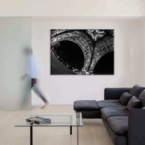 LA TORRE EIFFEL PARIGI - Quadro Canvas su telaio in legno - Misura: 100x70 cm (1/5)