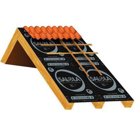 Sud Bois – Écran sous-toiture HPV R2 AEROMAX – Pare pluie pour maisons ossature bois – Largeur 1.5m, longueur 50m, 75m² – Étanchéité W1