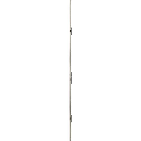 Serrure multipoint à Larder Têtière Plate 2300x24x3 mm Acier INOX-Entraxe 92 mm-Axe 30 mm-7232013028