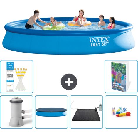 Intex Piscina Easy Set Rotonda - 457x84 cm - 7-pezzi  S211