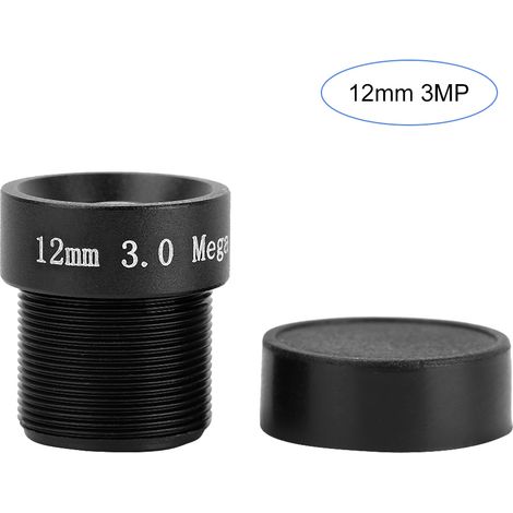 Objectif de caméra de sécurité 3MP 12mm, pièce de rechange pour système de surveillance intelligent CCTV (1/5)