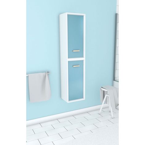 COLUMNA DUCHA SCANDINAVA BLANCA SUSPENDIDA H150XP25XL35CM - NORDIK VATTEN (1/4)
