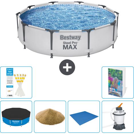 Bestway Bestway Steel Pro MAX Ronde - 305x76 cm - 7-pièces  S158 (1/5)