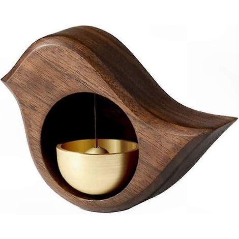 Wandklingel in Vogelform aus Holz für Türen und Fenster, dekorative Hängeklingel für Eingangssignale in Geschäftsgebäuden, Türöffnungsbenachrichtigung (1/5)