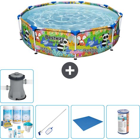 Bestway Bestway Steel Pro Ronde - Animaux - 274x66 cm - 6-pièces S21627 (1/5)