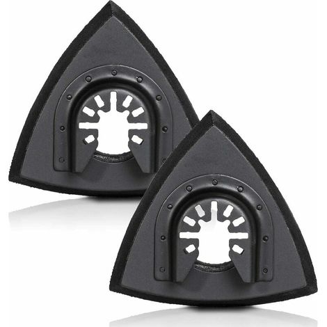 Universelle dreieckige Schleifpads - Klettband, (2 Stück) (1/5)
