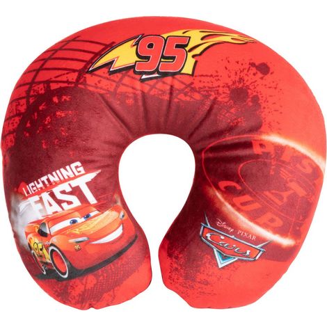Cuscino per collo da Viaggio Cervicale in tessuto Cars Saetta Mc Queen Bambini (1/5)