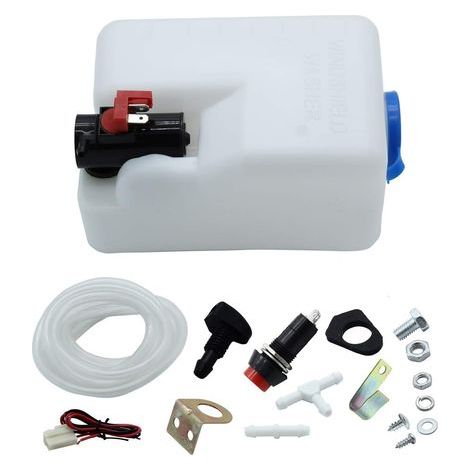 Kit de réservoir de bouteille de pompe de lave-glace universel 12V bouteille de lave-glace (1/4)