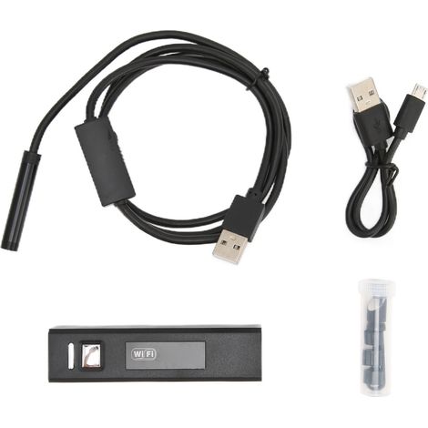 IP68 wasserdichtes, kabelloses HD-WLAN-Endoskop mit 8-mm-Kamera und 8 LEDs zur Inspektion