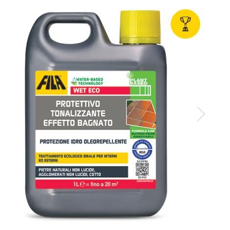 Idrorepellente per marmo fila wet eco 1lt pietre e agglomerati