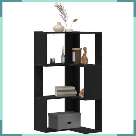 868050 Bibliothèque Chêne noir 50 x 50 x 102 cm (1/5)
