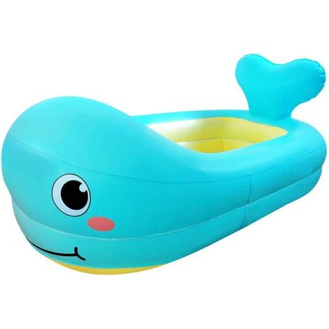 Inflatable Bathtub Children Portable Whale Shape Waterproof Swimming Pool Seat Travel Thick Cushion Bathroom Family (1/4)