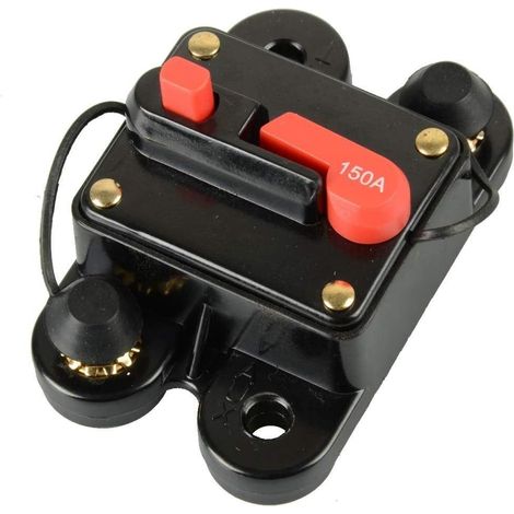 12 V-24 V DC Circuit Breaker la pêche à la traîne Moteur automatique de voiture Marine Boat Bike Audio Stéréo Inline fusible Inverter étanche