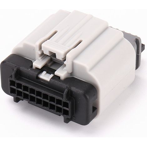 1488533-5 Gray Country Four-Electric Motorcycle Ignition Plug Male and Female 18-Pin Gray Radar Airflow (1/4)