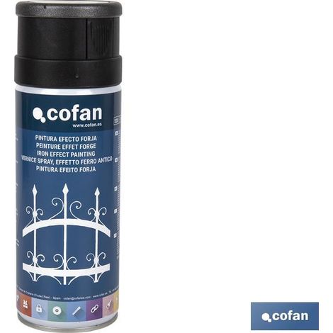 Vernice Effetto Forgia Nera 400 Ml