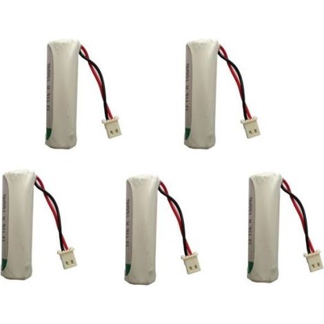 Saft 5 Batterie litio 3,6V 2,6Ah compatibile allarme Beghelli Intelligent 8131 - LS14500SX
