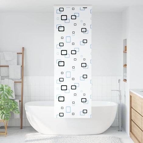 Store enrouleur de douche avec cassette largeur du tissu 56 cm (1/5)
