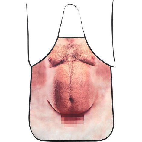 Tablier de cuisine amusant en polyester, idéal pour la maison, la cuisine, la pâtisserie et le jardinage.-80.00X60.00X0.20CM (1/4)